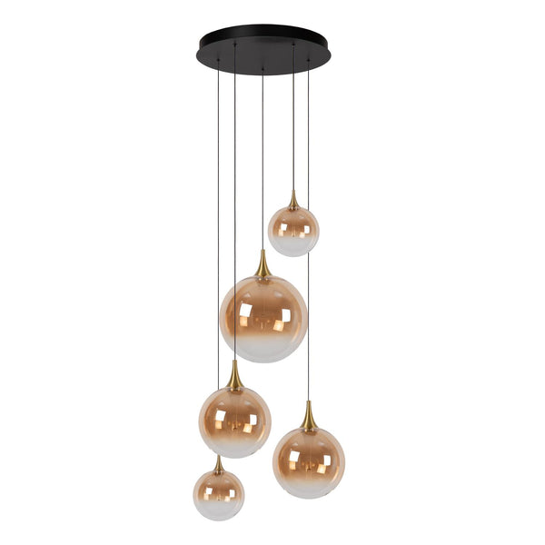 Lucide GISELA dimbare LED-hanglamp Ø 57 cm, amber