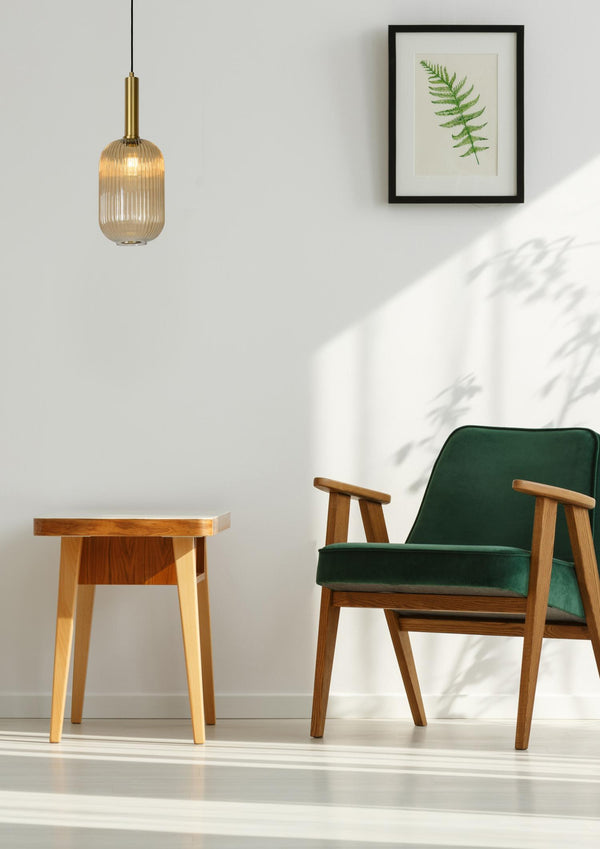 Lucide MALOTO hanglamp Ø 20 cm, E27, amber