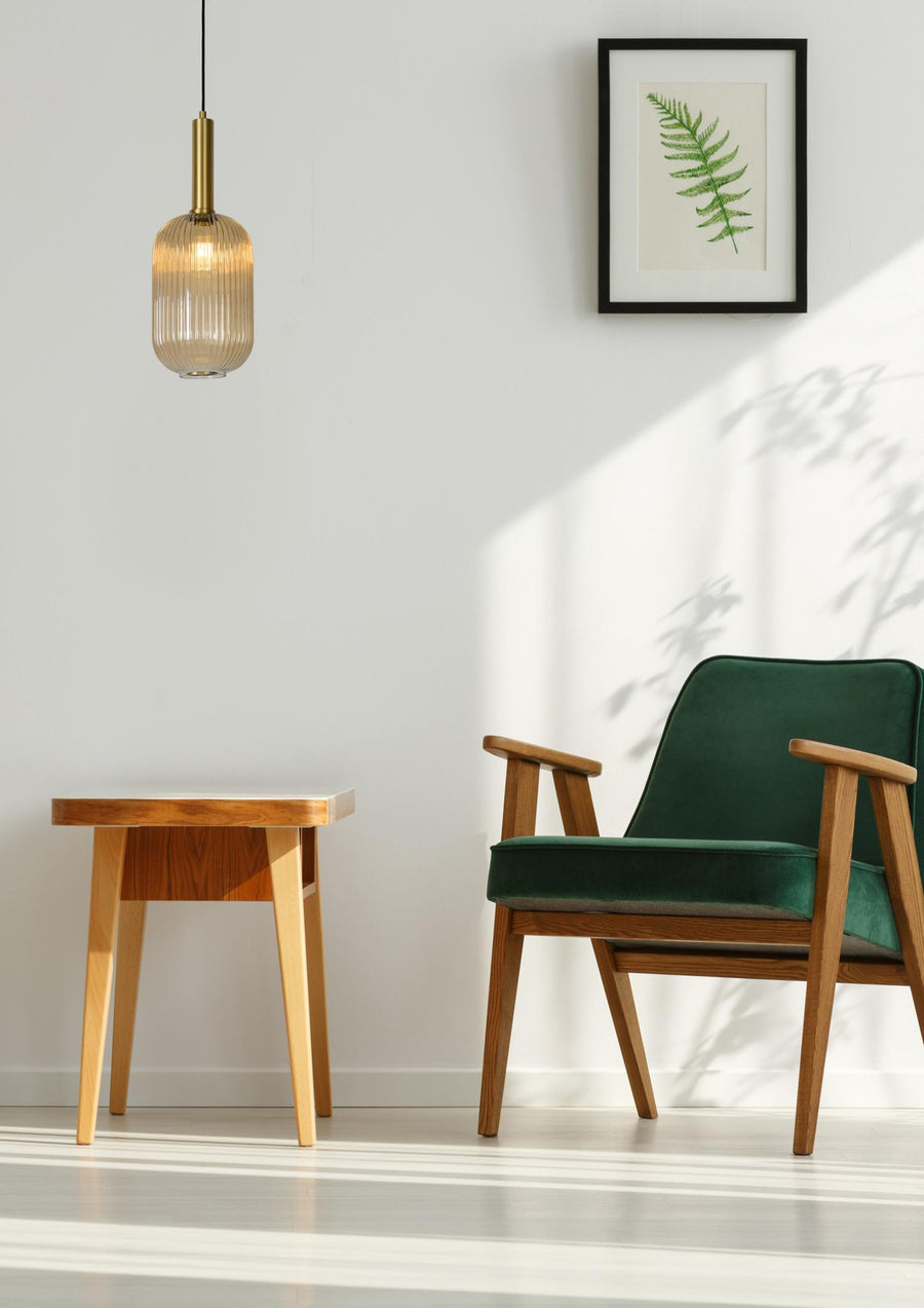 Lucide MALOTO hanglamp Ø 20 cm, E27, amber