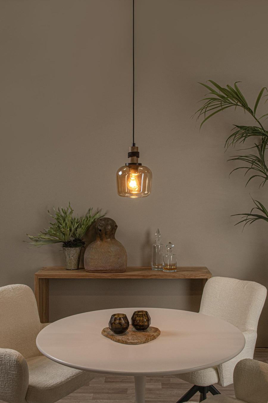 Lucide ILONA hanglamp Ø 18 cm, E27, amber