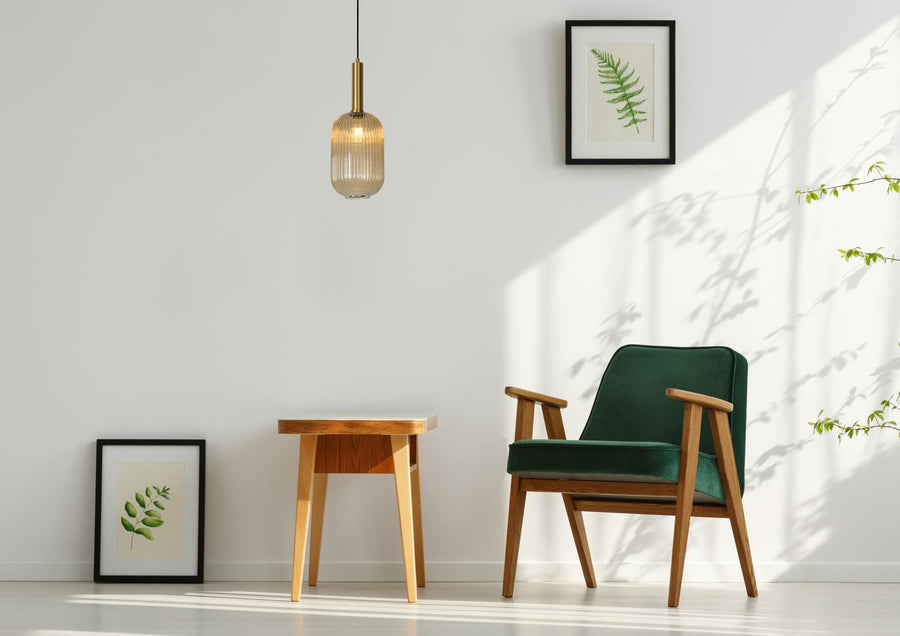 Lucide MALOTO hanglamp Ø 20 cm, E27, amber