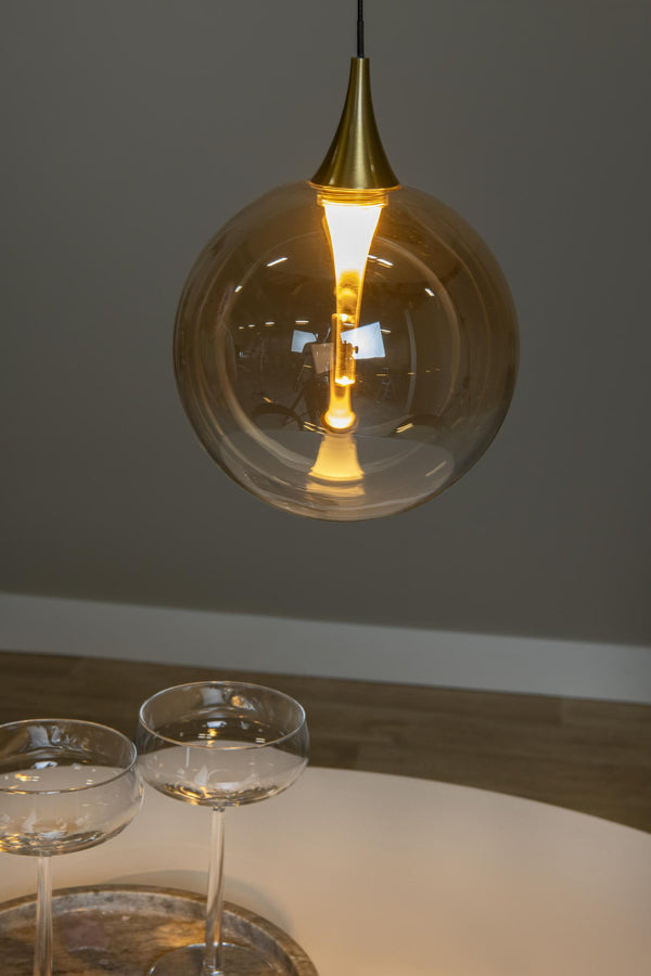 Lucide GISELA dimbare LED-hanglamp Ø 16 cm, 5 W, amber