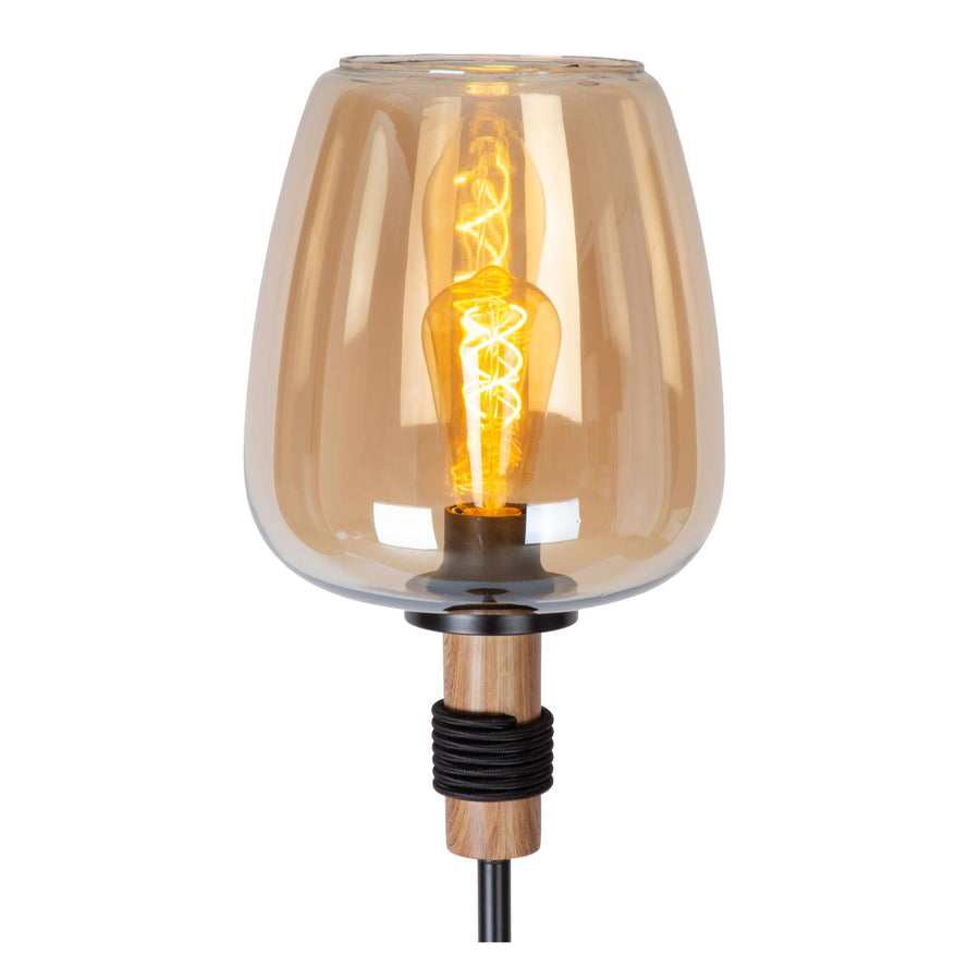 Lucide ILONA vloerlamp Ø 34 cm, E27, amber