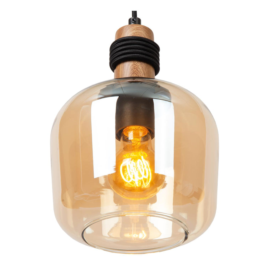 Lucide ILONA hanglamp Ø 18 cm, E27, amber