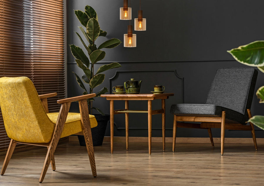 Lucide TOLEDO hanglamp 3 × E27, amber