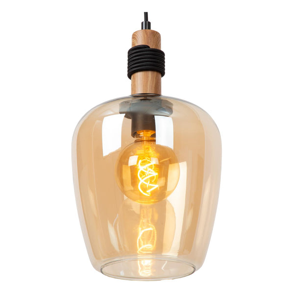Lucide ILONA hanglamp Ø 22 cm, E27, amber