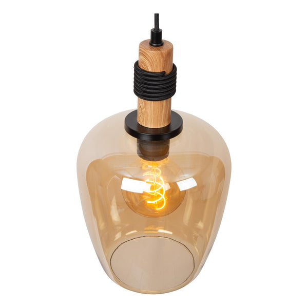 Lucide ILONA hanglamp Ø 22 cm, E27, amber