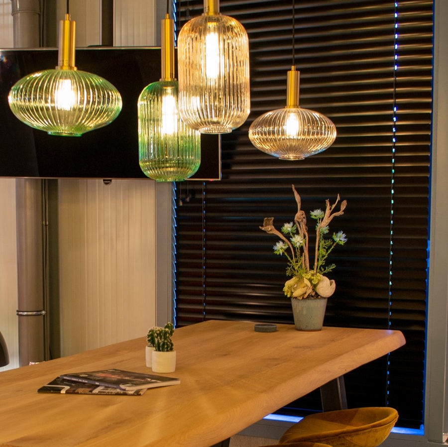 Lucide MALOTO hanglamp Ø 30 cm, E27, amber