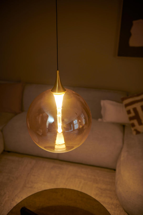 Lucide GISELA dimbare LED-hanglamp Ø 30 cm, 9,4 W, amber