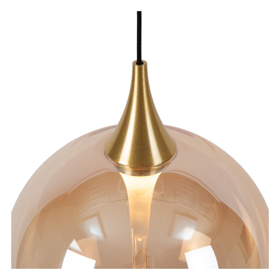 Lucide GISELA dimbare LED-hanglamp Ø 48 cm, 5 × 3,8 W, amber