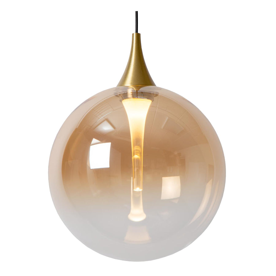 Lucide GISELA dimbare LED-hanglamp Ø 48 cm, 5 × 3,8 W, amber