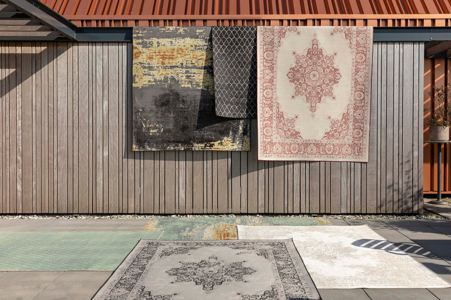 Buitenvloerkleed Crossley 170x240 Zwart