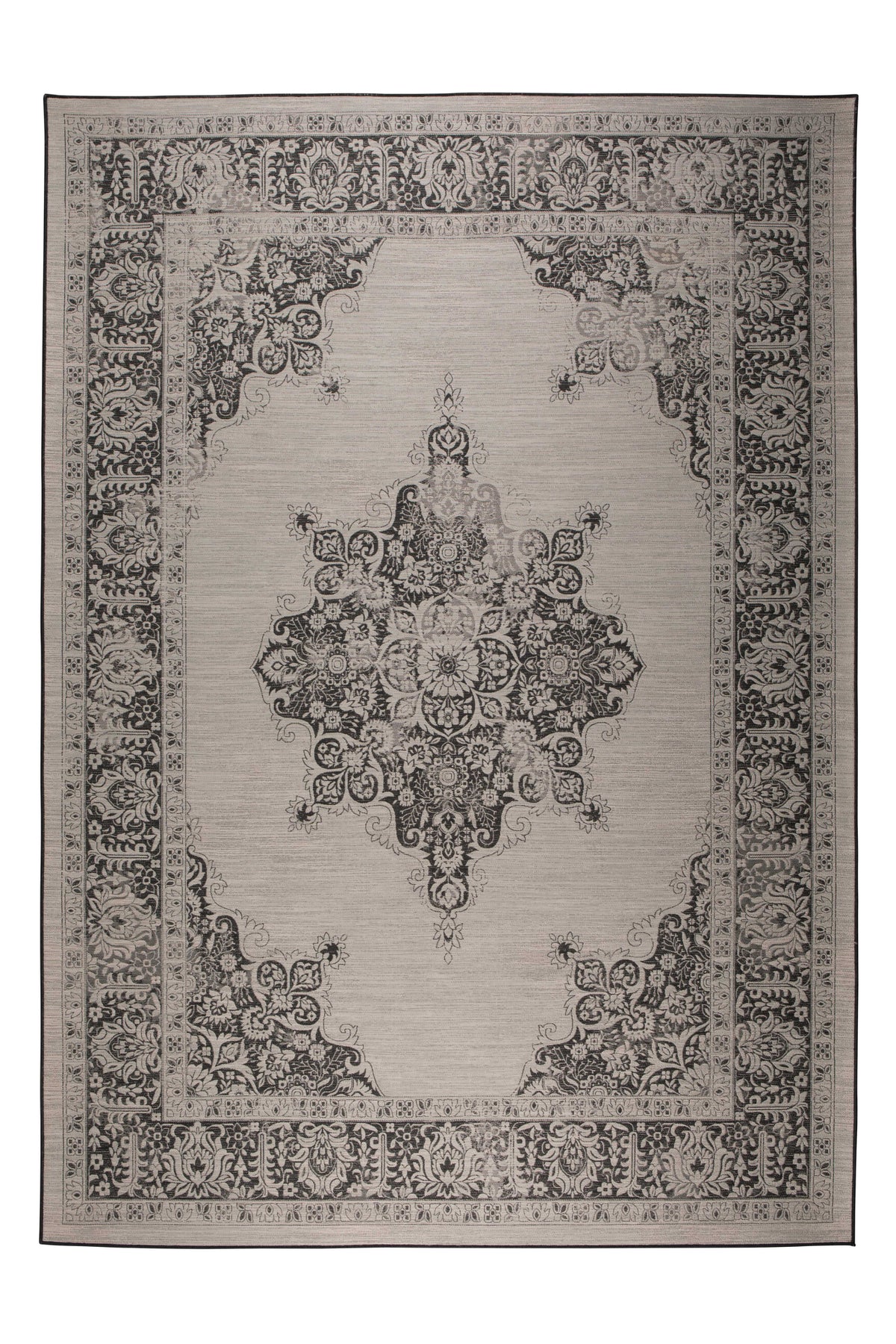 Buitenvloerkleed Coventry 170x240 Zwart