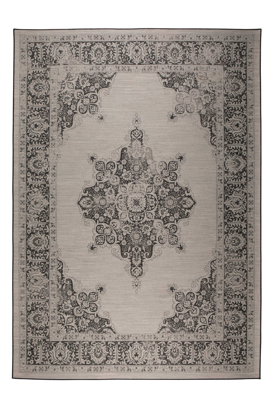 Buitenvloerkleed Coventry 170x240 Zwart