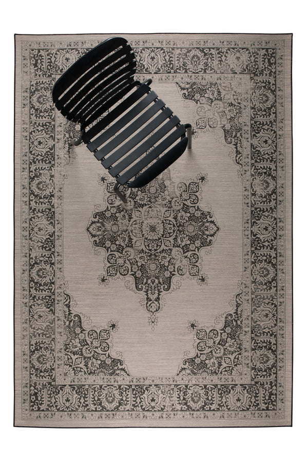 Buitenvloerkleed Coventry 170x240 Zwart