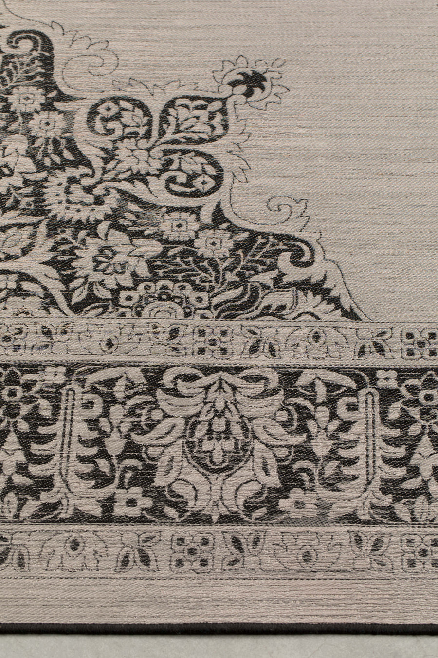 Buitenvloerkleed Coventry 170x240 Zwart