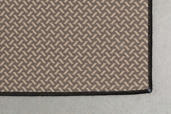 Buitenvloerkleed Coventry 170x240 Zwart