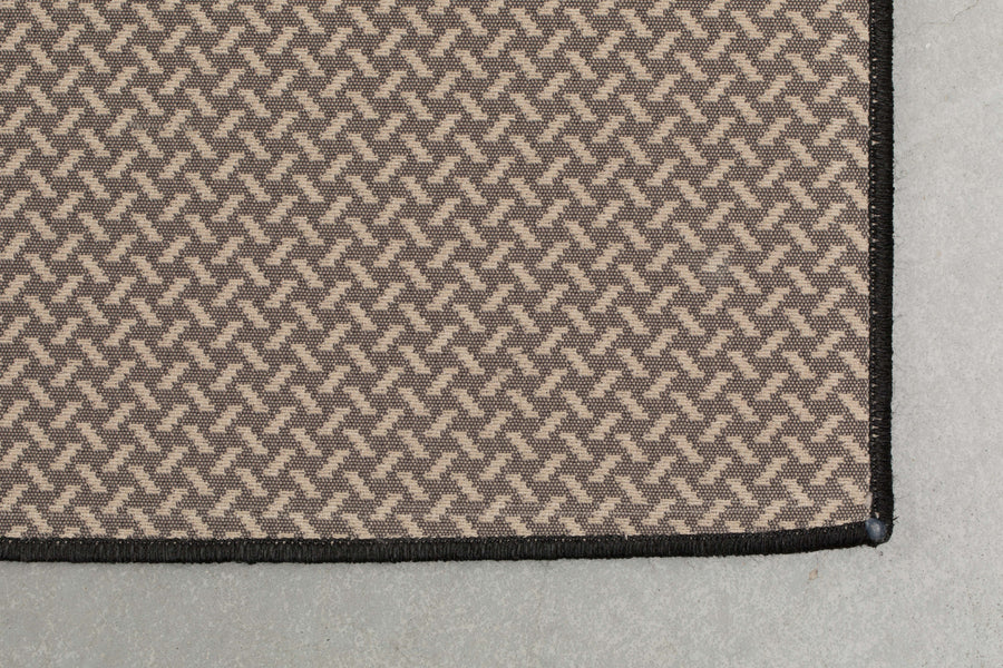 Buitenvloerkleed Coventry 170x240 Zwart
