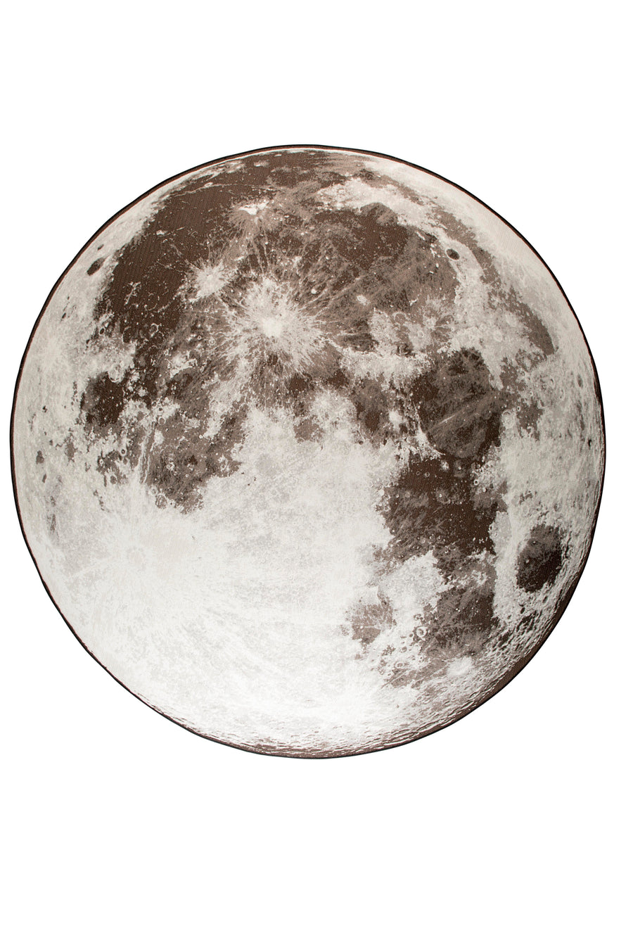 Moon buiten vloerkleed rond '280 grijs