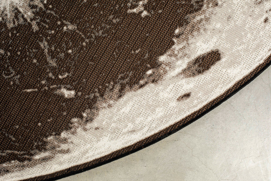 Moon buiten vloerkleed rond '280 grijs