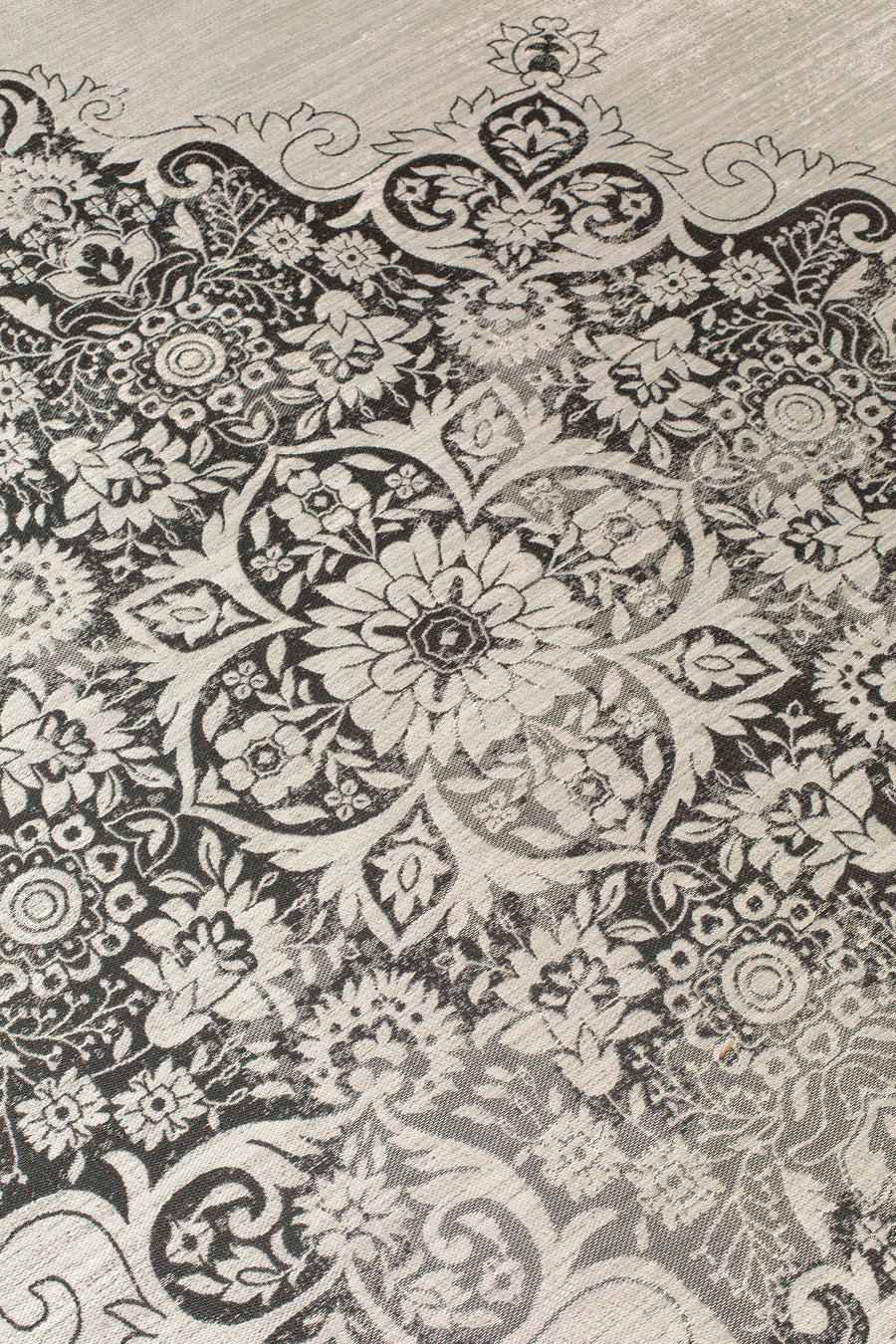 Buitenvloerkleed Coventry Rond 200 Zwart