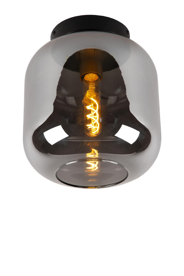 Lucide JOANET plafondlamp Ø 25 cm, E27, rookgrijs