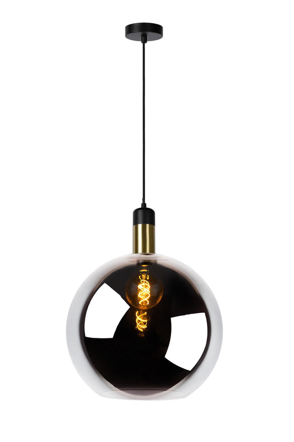Lucide JULIUS hanglamp Ø 40 cm, E27, rookgrijs