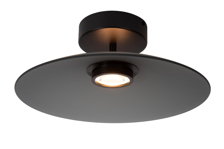 Lucide MENGA dimbare LED-plafondlamp Ø 40 cm, 11 W, rookgrijs