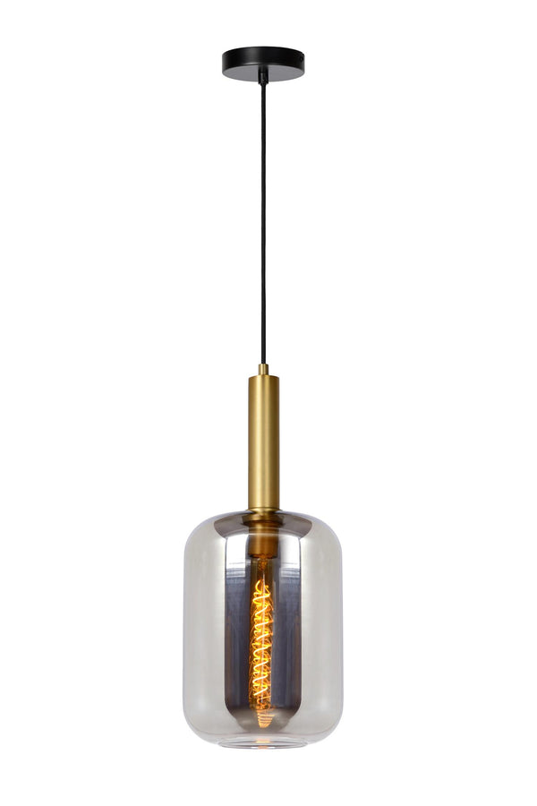 Lucide JOANET hanglamp Ø 22 cm, E27, rookgrijs