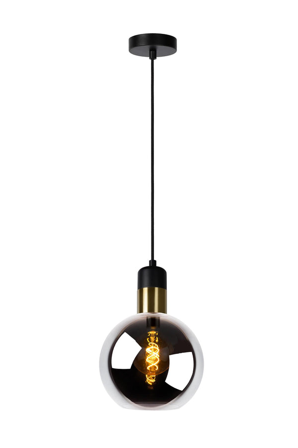 Lucide JULIUS hanglamp Ø 20 cm, E27, rookgrijs