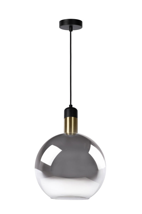Lucide JULIUS hanglamp Ø 28 cm, E27, rookgrijs