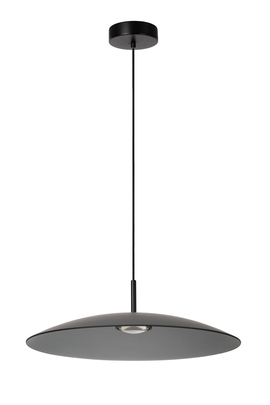 Lucide MENGA dimbare LED-hanglamp Ø 60 cm, 18,6 W, rookgrijs
