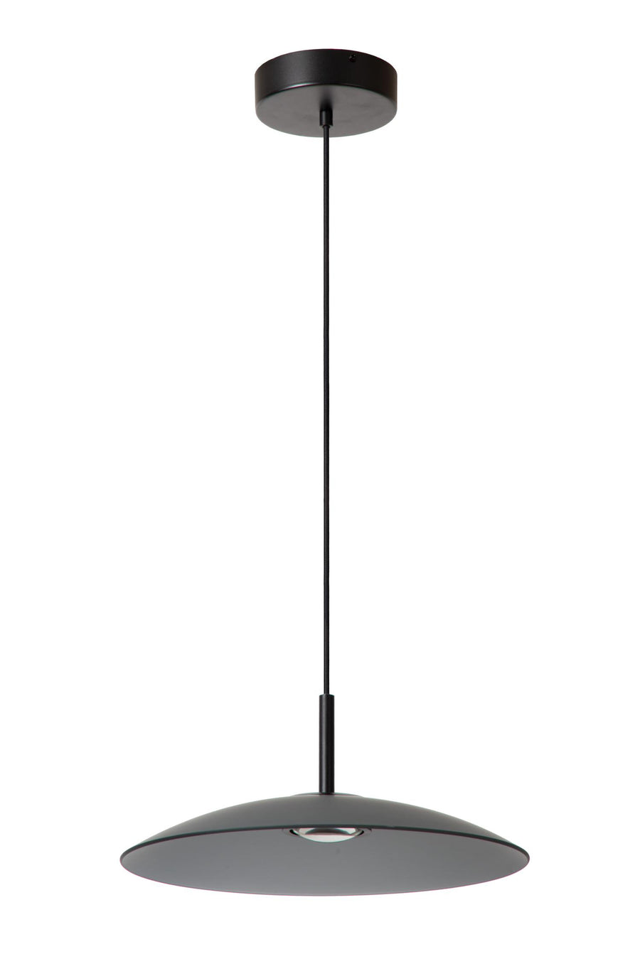 Lucide MENGA dimbare LED-hanglamp Ø 40 cm, 11 W, rookgrijs