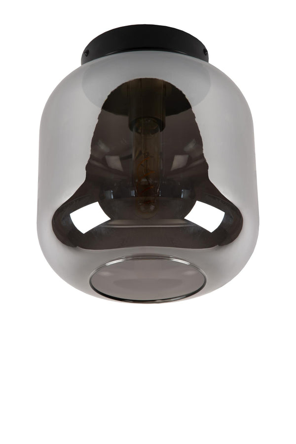 Lucide JOANET plafondlamp Ø 25 cm, E27, rookgrijs