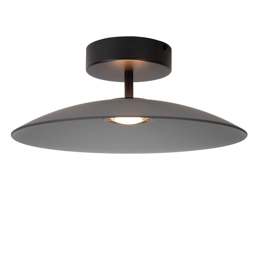 Lucide MENGA dimbare LED-plafondlamp Ø 40 cm, 11 W, rookgrijs