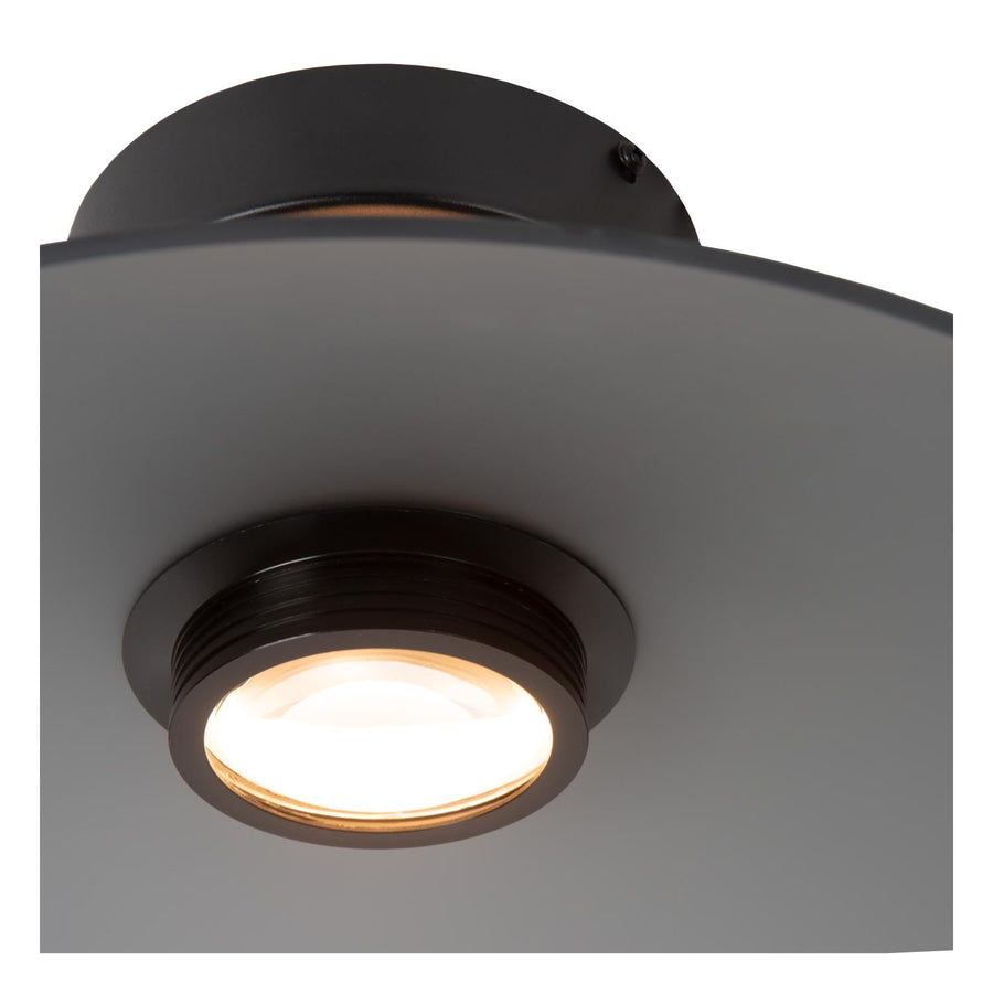 Lucide MENGA dimbare LED-plafondlamp Ø 40 cm, 11 W, rookgrijs