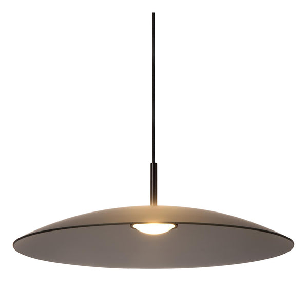 Lucide MENGA dimbare LED-hanglamp Ø 60 cm, 18,6 W, rookgrijs