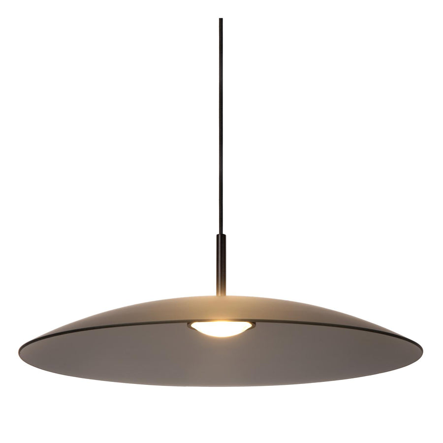 Lucide MENGA dimbare LED-hanglamp Ø 60 cm, 18,6 W, rookgrijs