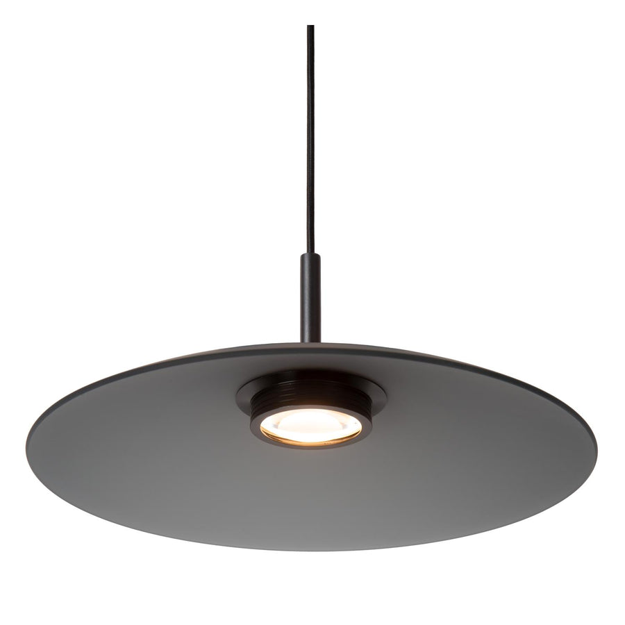 Lucide MENGA dimbare LED-hanglamp Ø 40 cm, 11 W, rookgrijs