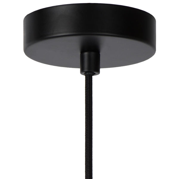 Lucide JULIUS hanglamp Ø 28 cm, E27, rookgrijs