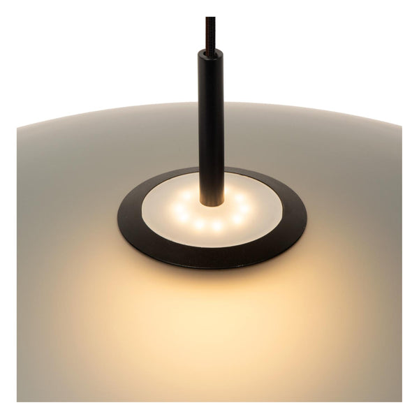 Lucide MENGA dimbare LED-hanglamp Ø 60 cm, 18,6 W, rookgrijs