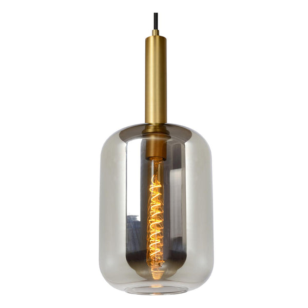 Lucide JOANET hanglamp Ø 22 cm, E27, rookgrijs
