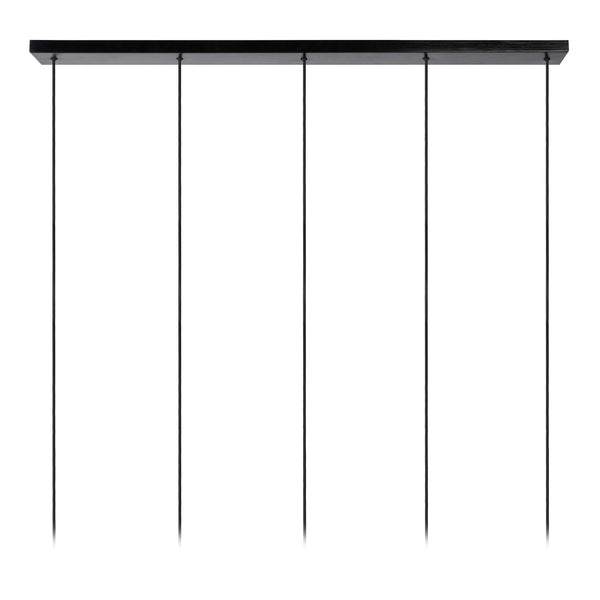 Lucide ORLANDO hanglamp 5 × E27, rookgrijs