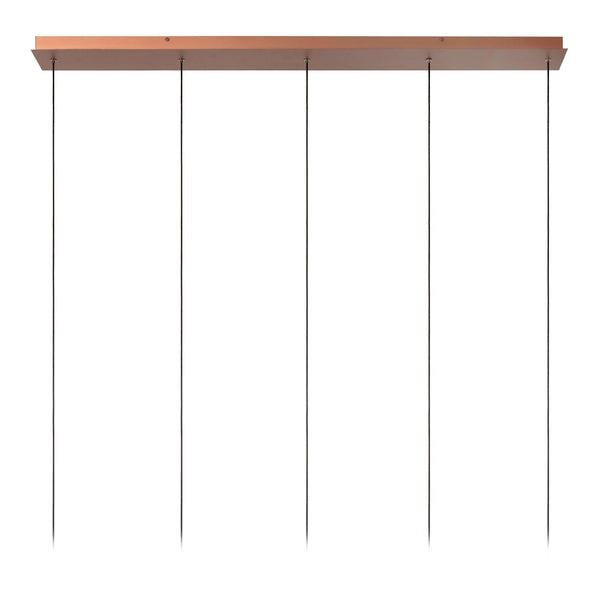 Lucide JASMINE dimbare LED-hanglamp 5 × 4 W, 2200–3300 K, koper