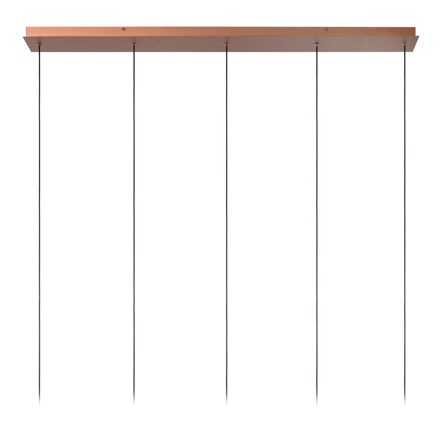Lucide JASMINE dimbare LED-hanglamp 5 × 4 W, 2200–3300 K, koper