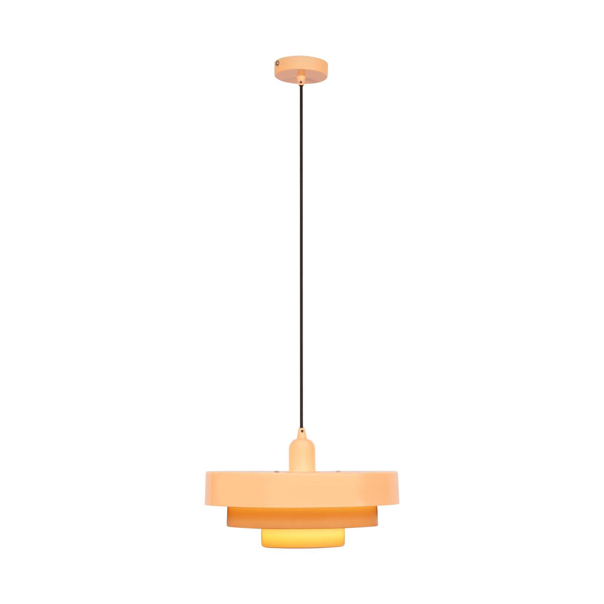 Lucide RUNA hanglamp Ø 35 cm, E27, roze