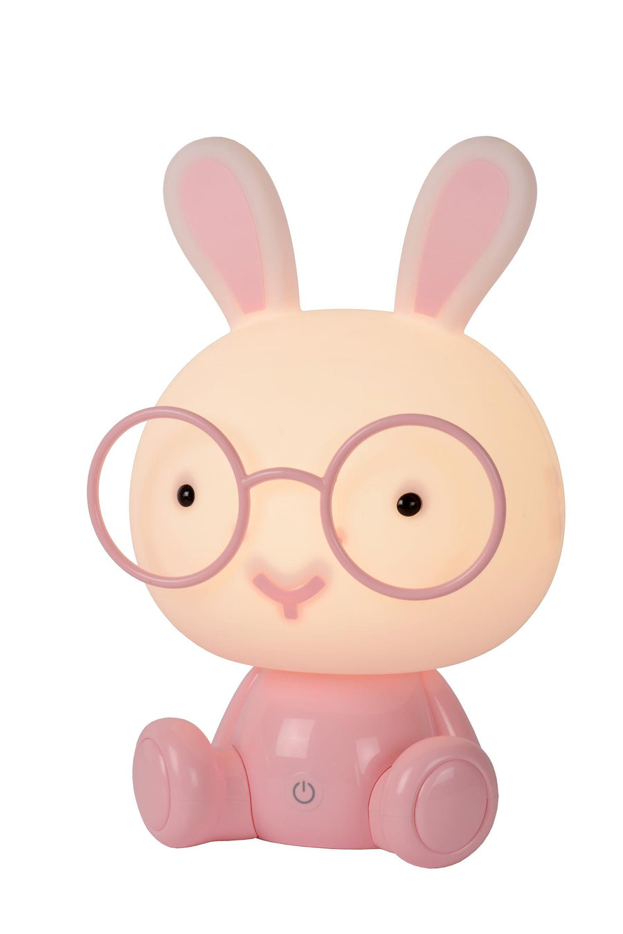Lucide DODO RABBIT LED-nachtlampje voor kinderen met 3 dimstanden, 3 W, roze