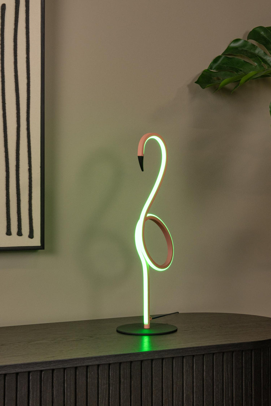 Lucide FLAMINGO dimbare LED-tafellamp roze