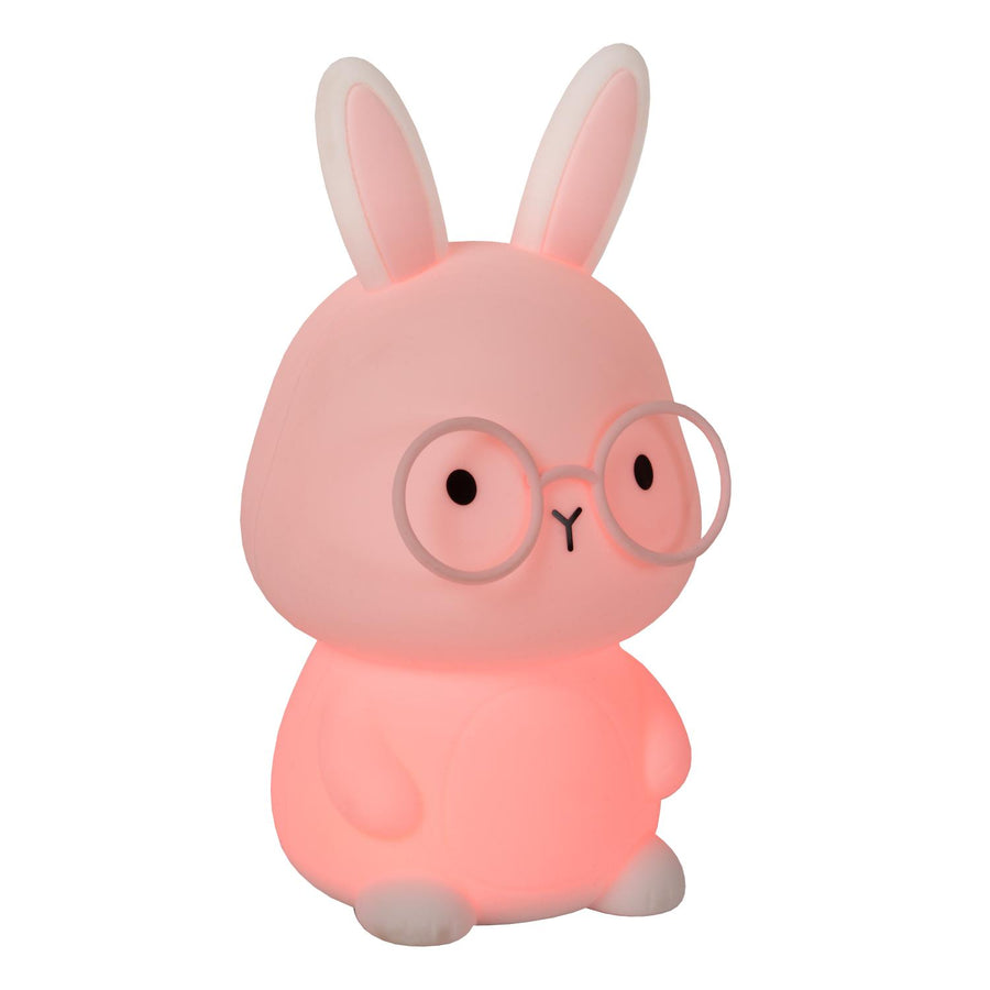 Lucide PINCHA RABBIT LED-nachtlampje voor kinderen met 3 dimstanden 0,5 W, wit