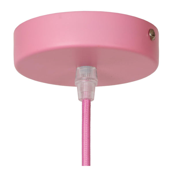 Lucide MAURO hanglamp E27, roze